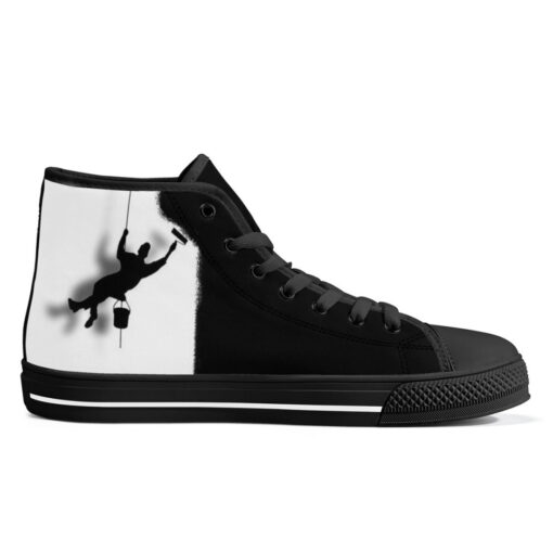 Painter Art High-Top Canvas Shoes - Image 5