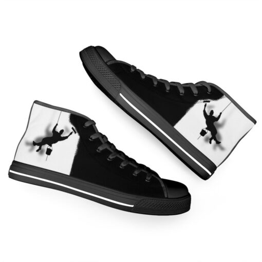 Painter Art High-Top Canvas Shoes - Image 6