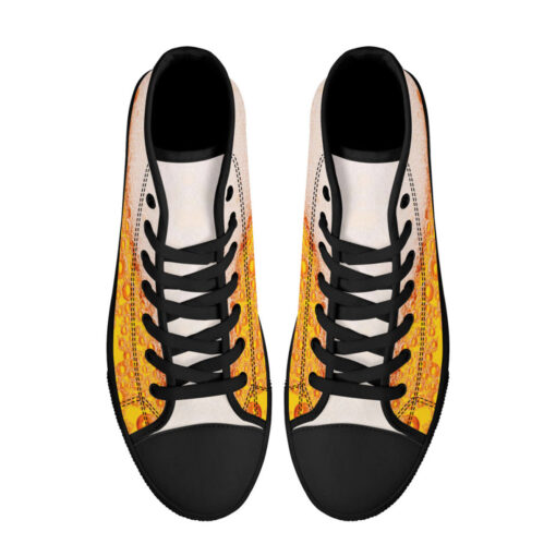 Beer Theme High-Top Canvas Shoes - Image 3