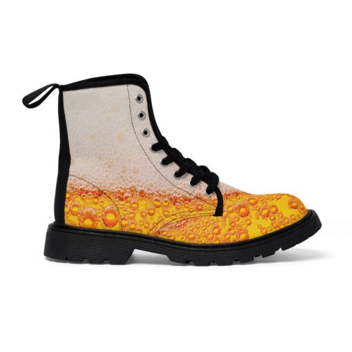 Beer Theme Canvas Boots - Image 3