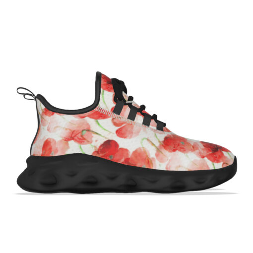 Red Poppies Flowers Sports Shoes - Image 6