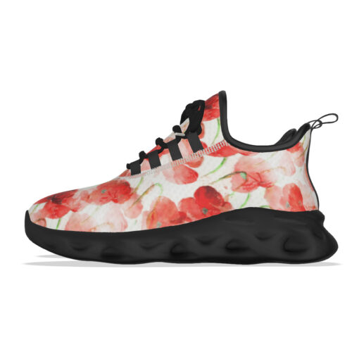 Red Poppies Flowers Sports Shoes - Image 7