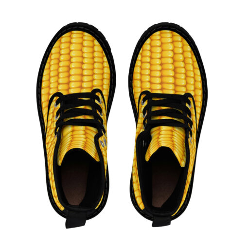 Corn Pattern Canvas Boots - Image 4