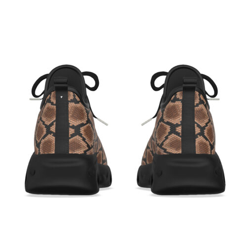 Brown Snake Ornament Sports Shoes - Image 8