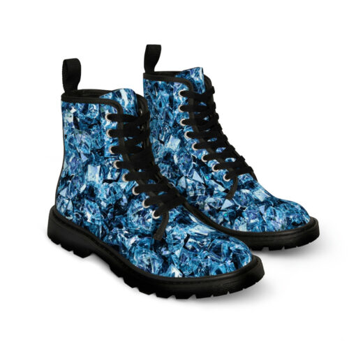 Blue Gems Canvas Boots