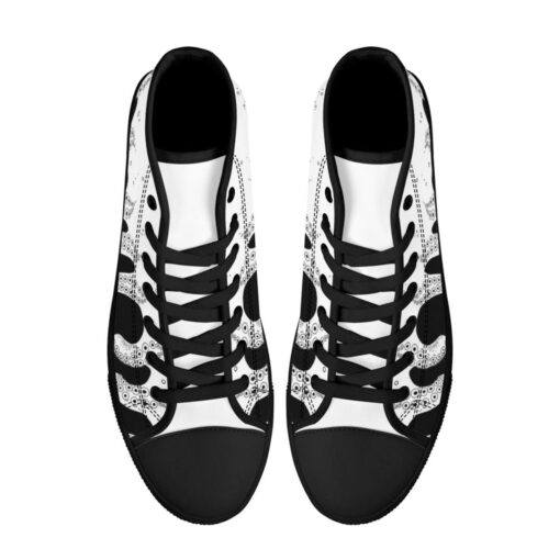 Tentacles Art High-Top Canvas Shoes - Image 3