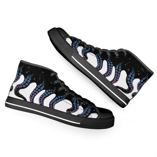 Tentacles Art High-Top Canvas Shoes - Image 6