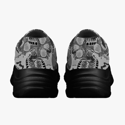 Inverted Skulls Camouflage Running Shoes - Image 3