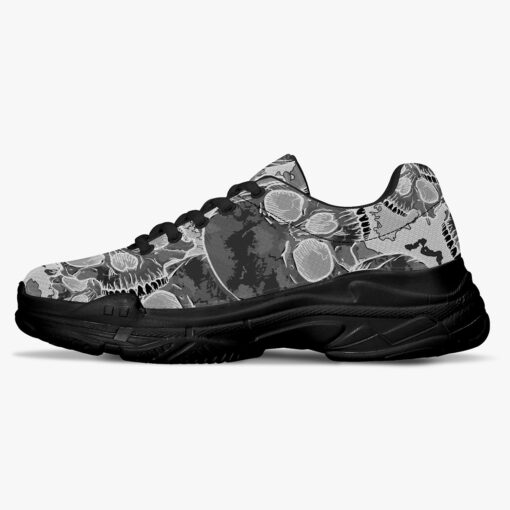 Inverted Skulls Camouflage Running Shoes - Image 4