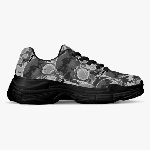 Inverted Skulls Camouflage Running Shoes - Image 5