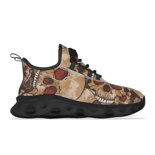 Red Skulls Camouflage Sports Shoes - Image 6