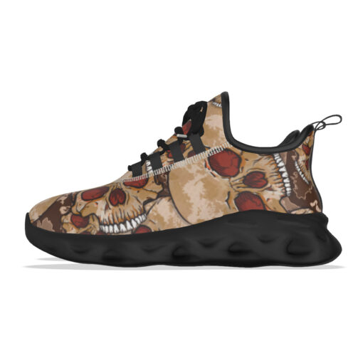 Red Skulls Camouflage Sports Shoes - Image 7