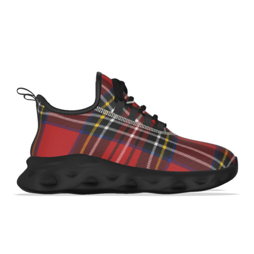 Classic Red Tartan Sports Shoes - Image 6