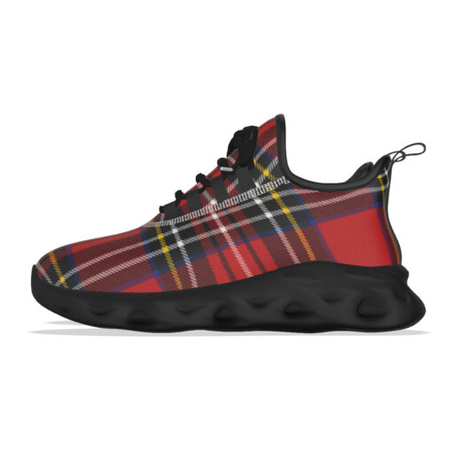 Classic Red Tartan Sports Shoes - Image 7