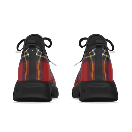 Classic Red Tartan Sports Shoes - Image 8