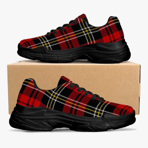 Classic Red Tartan Running Shoes