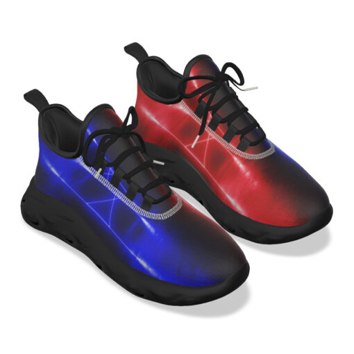 Sports Shoes Red Blue Sci-Fi Neon - Image 5