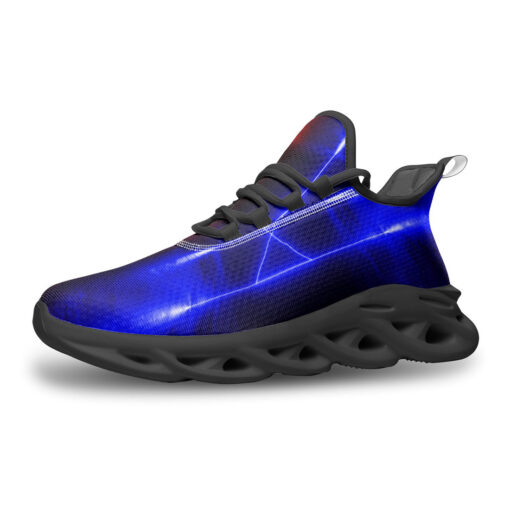 Sports Shoes Red Blue Sci-Fi Neon