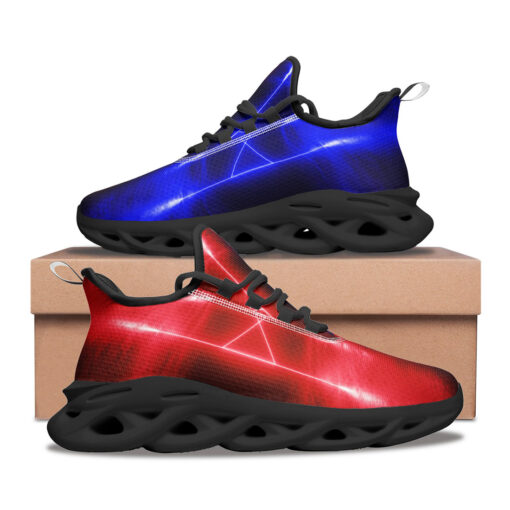 Sports Shoes Red Blue Sci-Fi Neon - Image 2