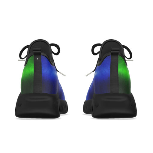 Blue Green Sci-Fi Neon Light Sports Shoes - Image 8