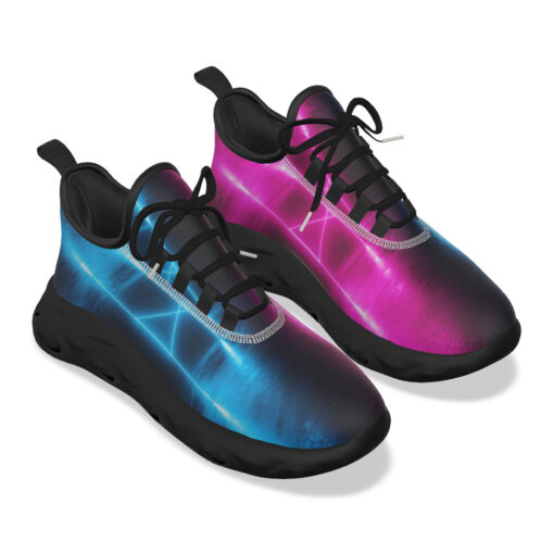 Sports Shoes Sci-Fi Neon Pink Blue - Image 5