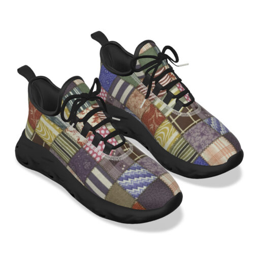 Cloth Patchwork Sports Shoes - Image 5