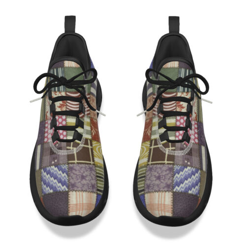 Cloth Patchwork Sports Shoes - Image 4