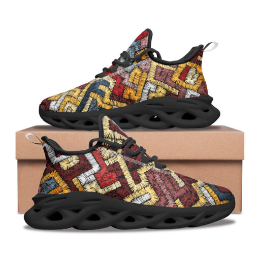 Ethnic Tribal Motifs Bohemian Sports Shoes - Image 2