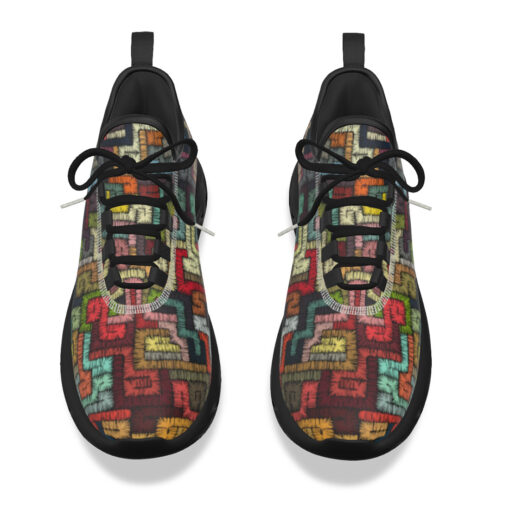 Ethnic Tribal Motifs Bohemian Sports Shoes - Image 4