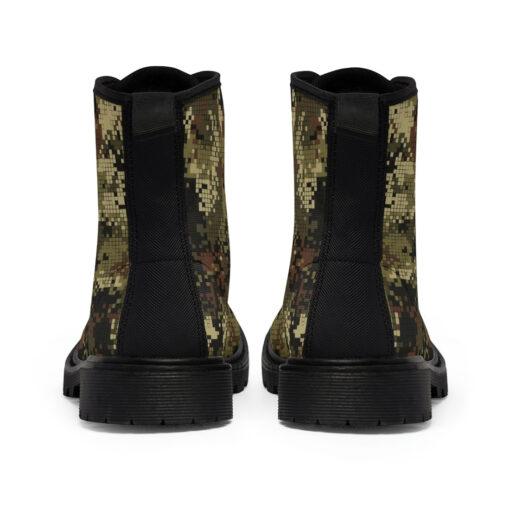 Digital Pixels Camouflage Canvas Boots - Image 5