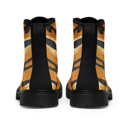 Tiger Pattern Canvas Boots - Image 5