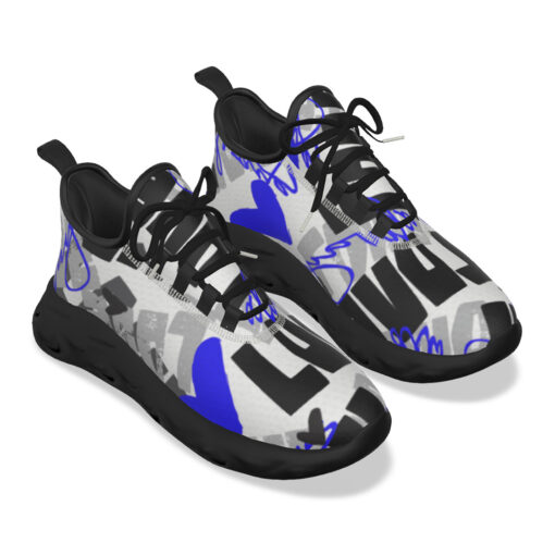 Love Graffiti Art Sports Shoes - Image 5