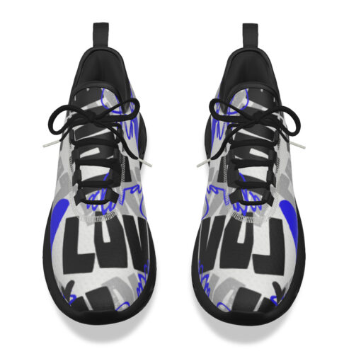 Love Graffiti Art Sports Shoes - Image 4