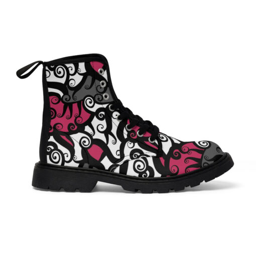 Abstract Fantasy Canvas Boots - Image 3