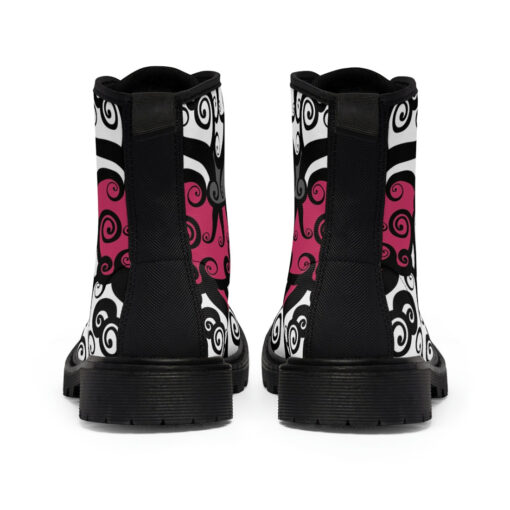 Abstract Fantasy Canvas Boots - Image 5