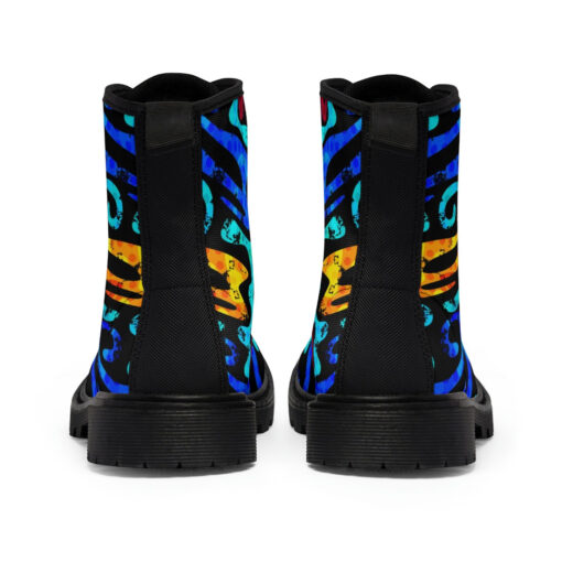 Grunge Graffiti Canvas Boots - Image 5