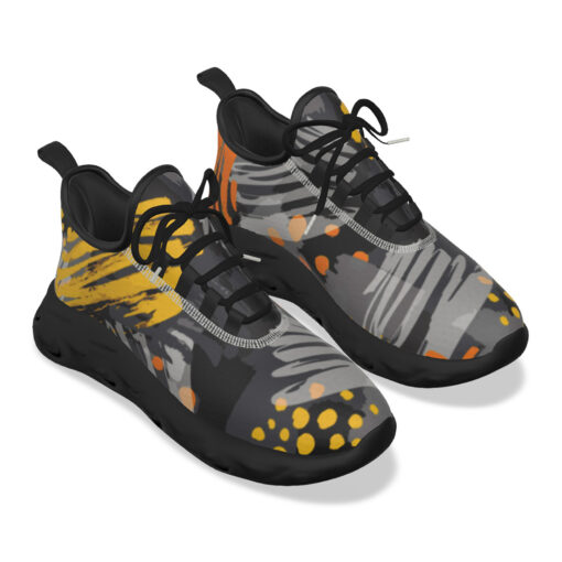 Expressive Ink Surface Graffiti Sports Shoes - Image 5