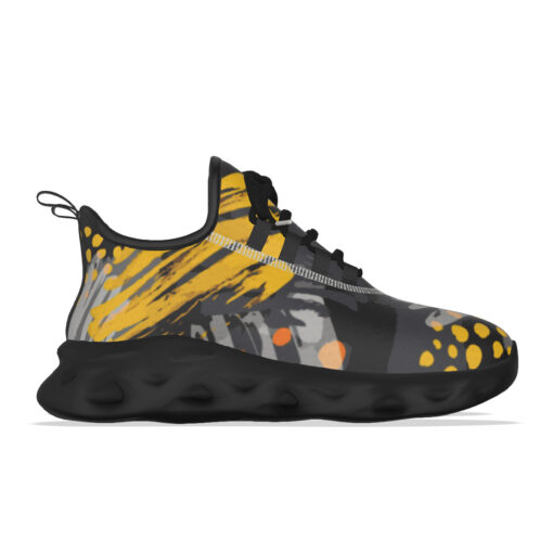 Expressive Ink Surface Graffiti Sports Shoes - Image 6