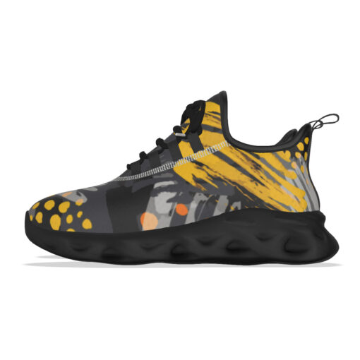 Expressive Ink Surface Graffiti Sports Shoes - Image 7