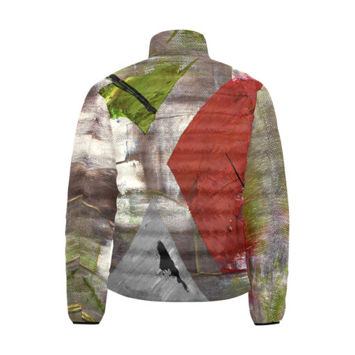 Art Abstraction Men's Padded Jacket - Image 2