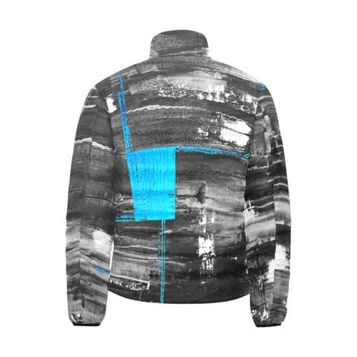 Art Abstraction Men's Padded Jacket - Image 2