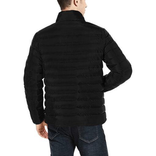 Cheetah Print Men's Padded Jacket - Image 4