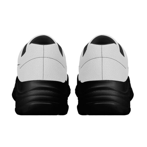 Black and White Stripes Running Shoes - Image 3