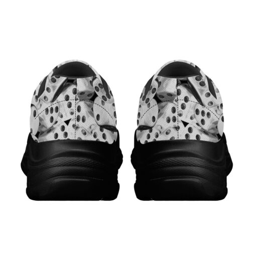 Black and White Dice Running Shoes - Image 3