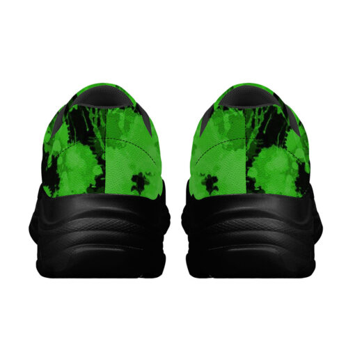 Green Paint Blots Running Shoes - Image 3