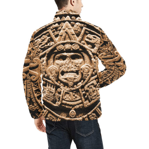 Aztec Calendar Men's Padded Jacket - Image 4