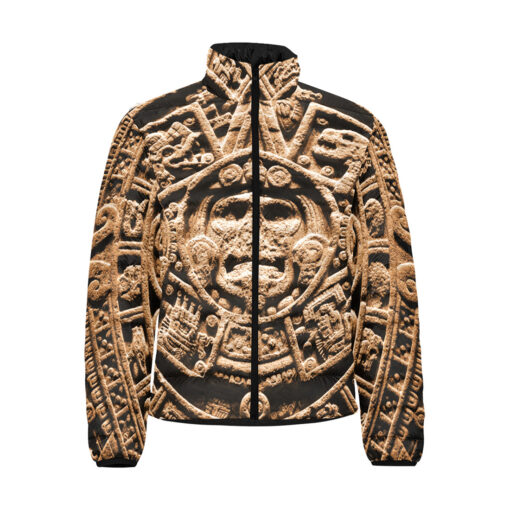 Aztec Calendar Men's Padded Jacket