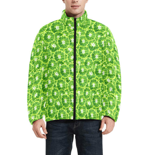 Fresh Lime Men's Padded Jacket - Image 3