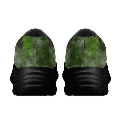 Green Canvas Camouflage Running Shoes - Image 3