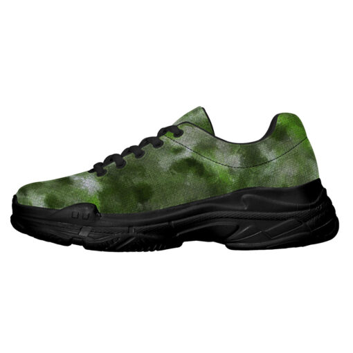 Green Canvas Camouflage Running Shoes - Image 4